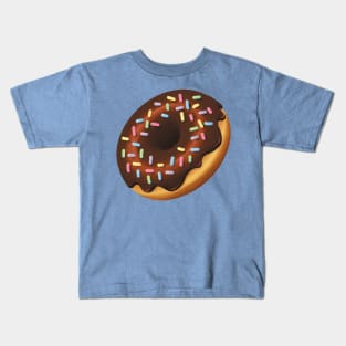 choco frosted donut Kids T-Shirt